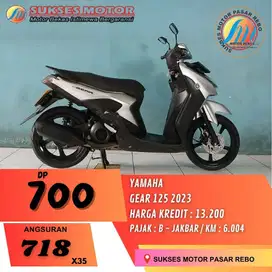 YAMAHA GEAR 125 TAHUN 2023 SIAP PAKAI, GRATIS SERVIS 1 THN, GRATIS OLI