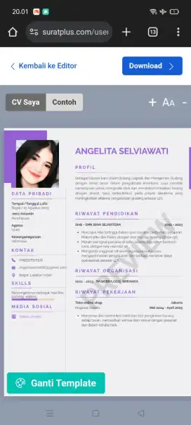 Info loker nya ya KK kk