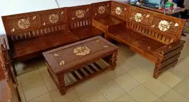Kursi Sofa Tamu Kayu Jati