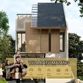 Villa Modern Batu Malang Fasilitas Lengkap, Pemandangan Cantik