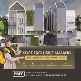 Kost Exclusive Tlogomas Malang Tepat Sebelah Kampus UMM, Dekat Fasum