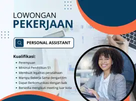 Lowongan personal assistant