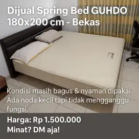 Dijual Spring Bed GUHDO 180x200 cm - Bekas