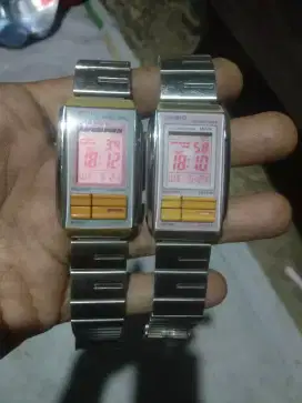 2 jam tangan Casio la-201w normal