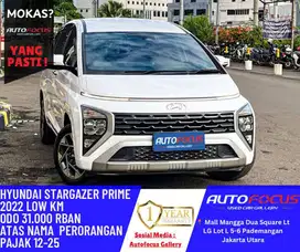 [Km 31rb] Tdp25JT Hyundai Stargazer Prime 1.5 AT nik 2022 Putih