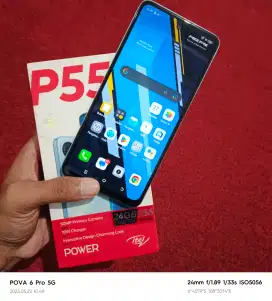 Itel P55 NFC 8/256gb Fullset Mulus Normal 100%