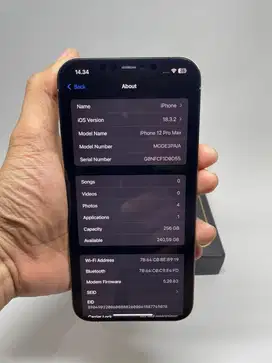 iPhone 12 pro max 256GB resmi