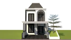 Harga Lauching Rumah Fasad Amerika Clasik Type 75/95 Kota Bogor