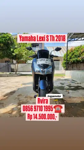 Yamaha lexi s th 2018 plat tangsel