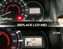 Pasang LCD Speedometer Avanza/Xenia model barong tulisan buram/hilang