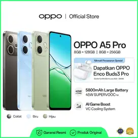 Oppo A5pro Ram 8/128 | 8/256GB, IP69 dan Militer Grade, 5800mah 45W