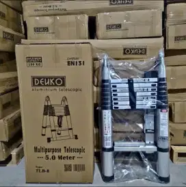 Tangga lipat alm DENKO TELESCOPIK 5 Mtr.