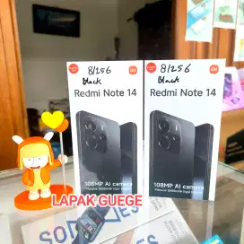 Redmi Note 14 4g 8/256 256gb baru gress segel grnsi resmi