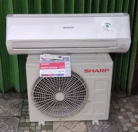Jual ac shrap 1/2pk R32 baru 2bln pake