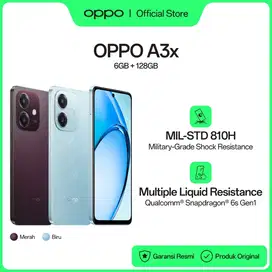 Oppo A3x Series, military Grade, Qualcomm Snapdragon 6 gen 1, 5100mah