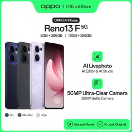 Oppo Reno13F 5G series Ram 8/256&12/256GB, 5800mah 45W Supervooc, IP69