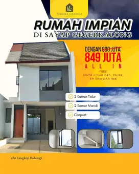 Nirmala Ciwaruga Rumah 2 Lt di ciwaruga 800 jutaan sudah Split Shm
