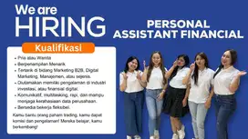 We are hiring Personal Assistant Financial