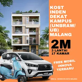 RUKOST MURAH TIGA LANTAI 5 MENIT KAMPUS UB BRAWIJAYA MALANG