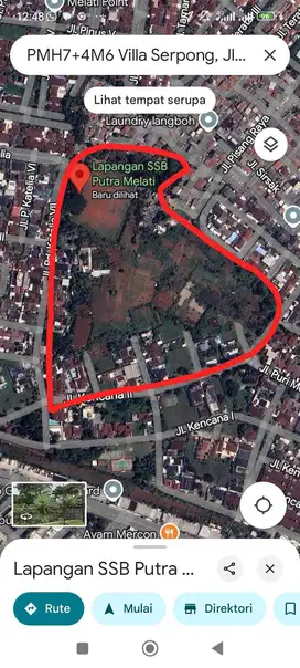 Dijual Tanah SHM Murah Dibawah NJOP Strategis Dekat Telkom BSD