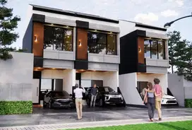 dijual rumah mewah 2 lantai di jl.kran kemayoran jakarta pusat