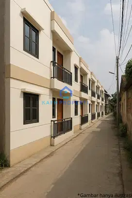 Rumah dijual Jakarta Selatan harga 300 juta 2 lantai gang motor