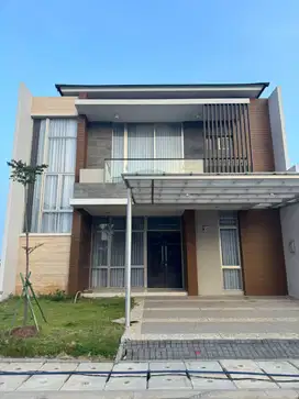 Sewa Rumah Mewah PIK 2 Ukuran 10x25, 4 Kamar, 6 AC, Gorden 230 Juta