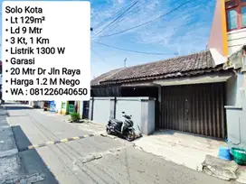 Jual Rumah Area Solo Kota, Dekat Solo Grand Mall, Paragon Mall