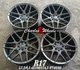 Jual velg rep vossen r17 4x100 4x114,3 kijang avanza rocky raize dll