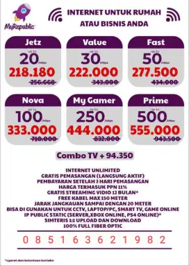 promo wifi bandung timur