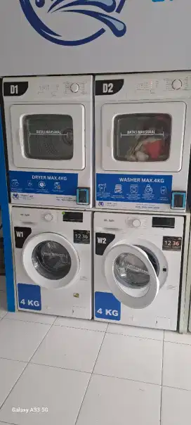 Dijual 2 set mesin cuci laundry