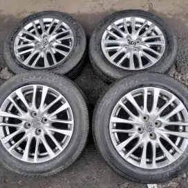 Velg original OEM Mazda 2 ring 16 pcd 4x100 ban 195/60 R16 4pcs