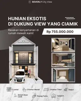 Rumah 2 Lt di cimahi ciuyah dekat ciawitali dan pemkot cimahi Shm