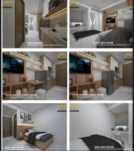 Disewa B-Residence BSD Tower rose Studio fully Furnish