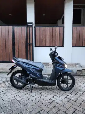 KM 50 PERAK! GRESS HONDA BEAT DELUXE KEYLESS FEBRUARI 2025 MATTE BLUE