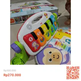 Fisher Price Deluxe Kick & Play Piano Gym Baby Playmat Matras