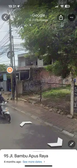 Dijual Tanah Bambu Apus Raya (cocok untuk bisnis padel)