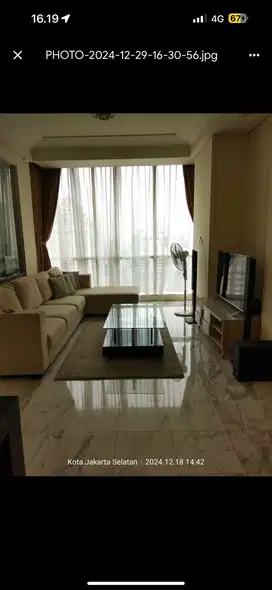 Disewakan Per 6 Bulan Unit Mewah Apartment The Peak Sudirman type 3br
