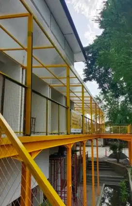 pembuatan mezzanine dak besi untuk rumah elegan