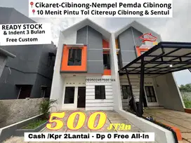 Rumah 2 Lantai Siap Huni Tanpa Dp Nempal Pemda Cibinong Bogor