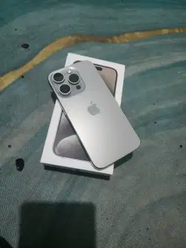 IPhone 15 pro 128 gb Garansi on, natural titanium