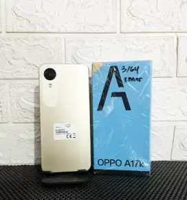 Oppo A17k 3/64 GB Fullset Original