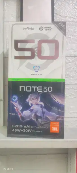 Infinix note 50 8/256 Garansi Resmi