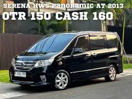 PAJAK PANJANG | DP 25 JT | Nissan Serena HWS Panoramic AT 2013 Hitam