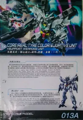 Gundam CORE (REAL TYPE COLOR)&JUPITIVE UNIT bootleg
