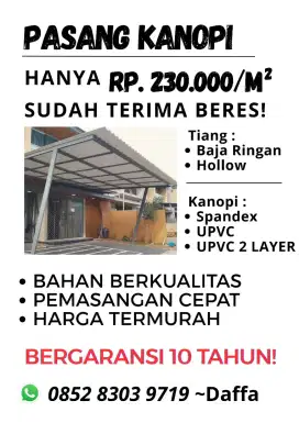 Jasa pasang Kanopi