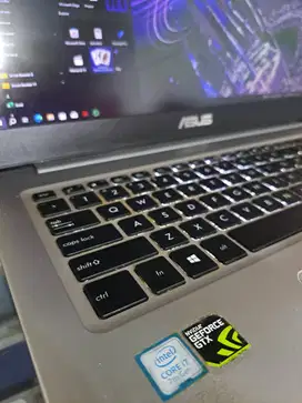 Laptop gaming ASUS VIVOBOOK PRO SLIM core i7 GEN 7 ram 16gb dual VGA N