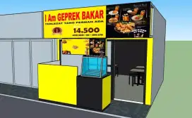 I Am Geprek Bakar Franchise peluang usaha paling laris dijamin!