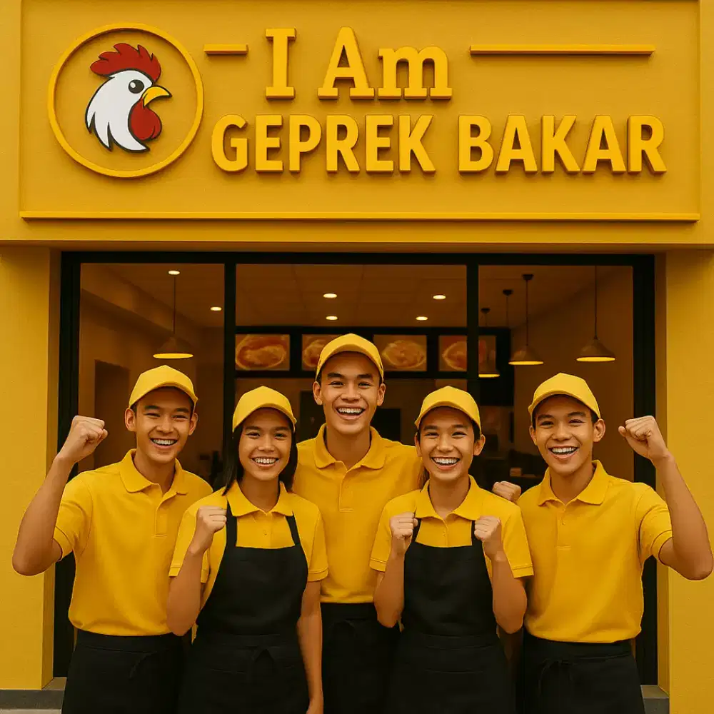 I Am Geprek Bakar Franchise peluang usaha paling laris dijamin!