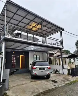 Kanopi balkon rangka besi holloh galpanis
